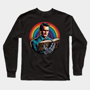 Groovy Reading Adventure: Ash Williams Tee Long Sleeve T-Shirt